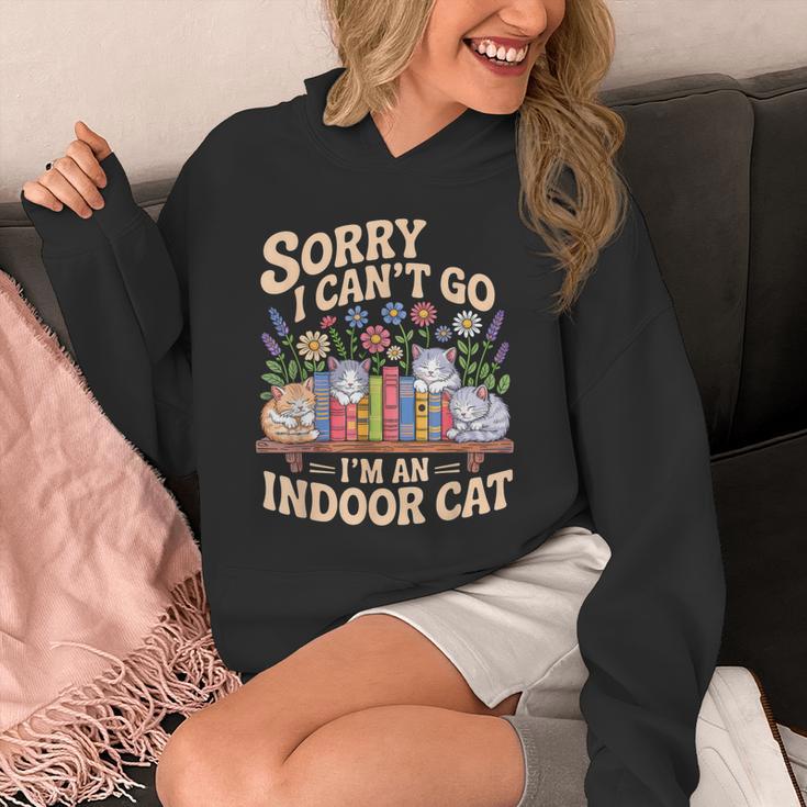 Sorry I Cant Go Im An Indoor Cat Cat Owners Introverts Unisex Hoodie Sorry I Cant Go Im An Indoor Cat Cat Owners Introverts Unisex Hoodie