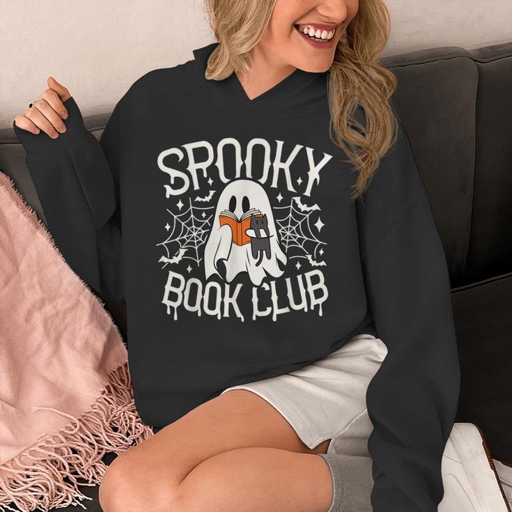 Spooky Book Club Cute Ghost Reading Book Halloween Costume Unisex Hoodie