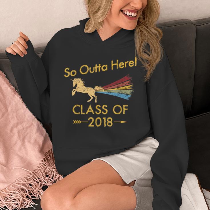STRAIGHT OUTTA HIGH SCHOOL 2018 Grad Graduation Shirt Unisex Hoodie
