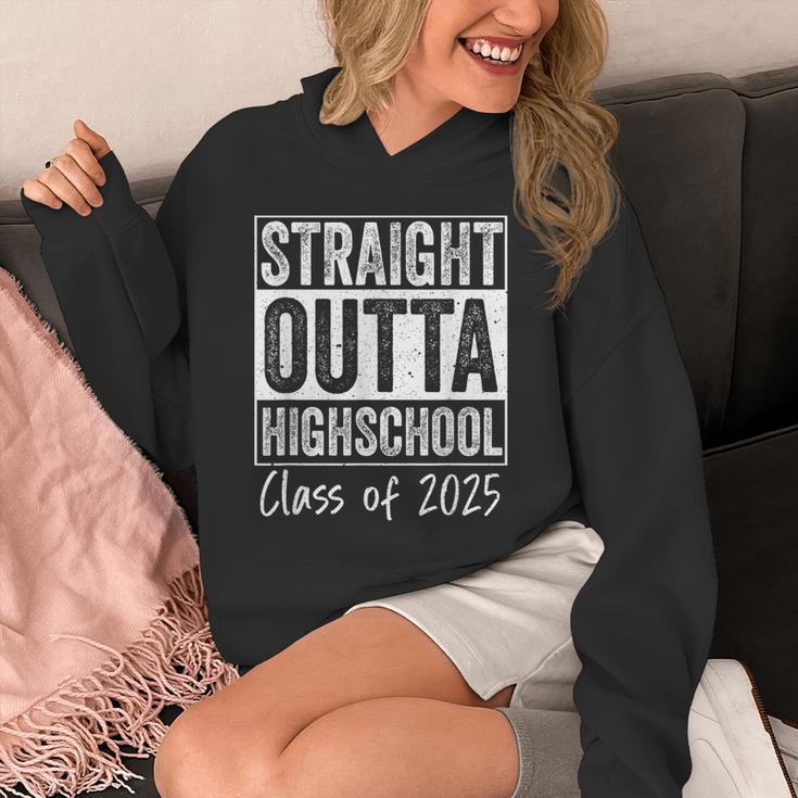 Straight Outta High School Graduation Class Of 2025 Grad Unisex Hoodie