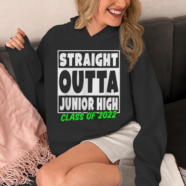 Straight Outta Junior High School Class Of 2022 Graduation Unisex Hoodie