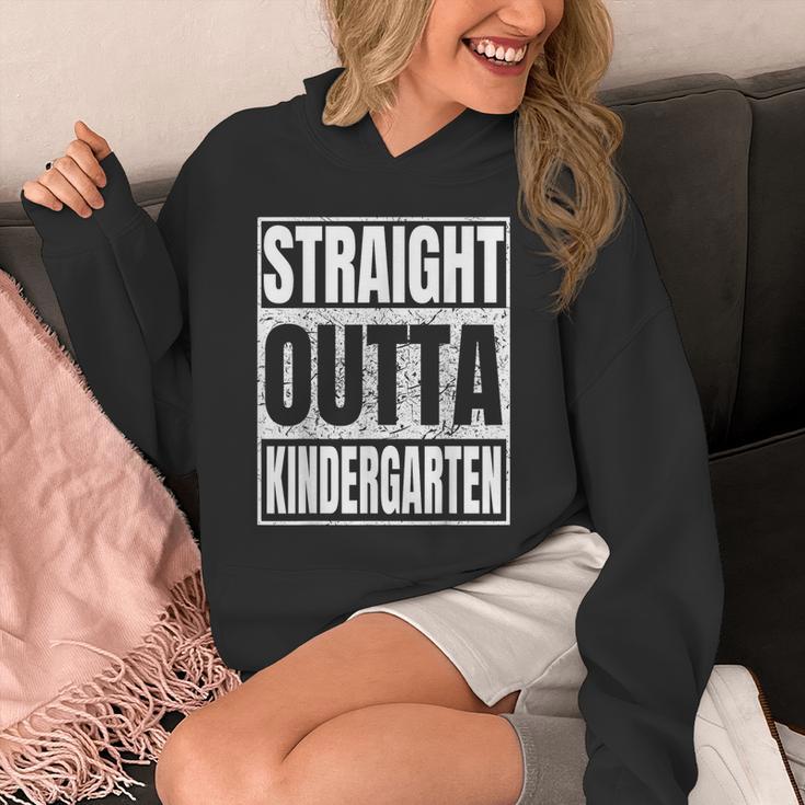 Straight Outta Kindergarten Graduation 2025 Kinder Unisex Hoodie