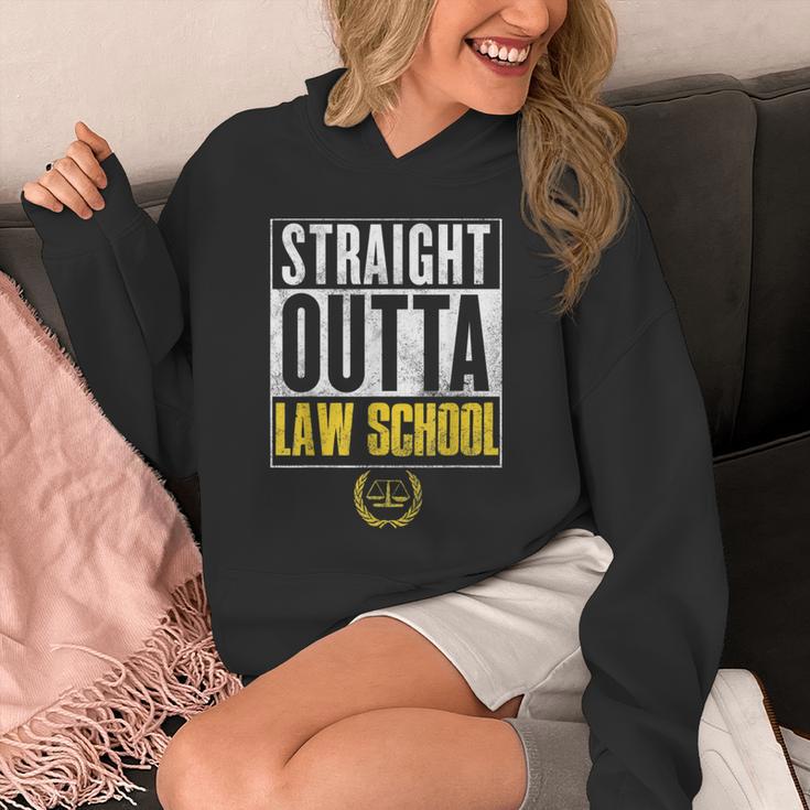 Straight Outta Law School Graduation Tshirt Law School Unisex Hoodie