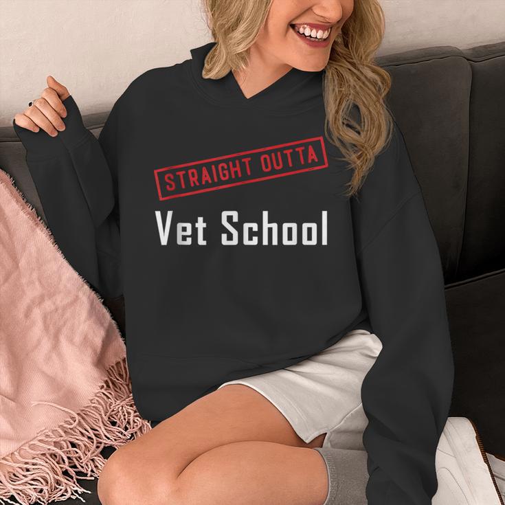 Straight Outta Vet School Graduation Veternarians I Survived Unisex Hoodie