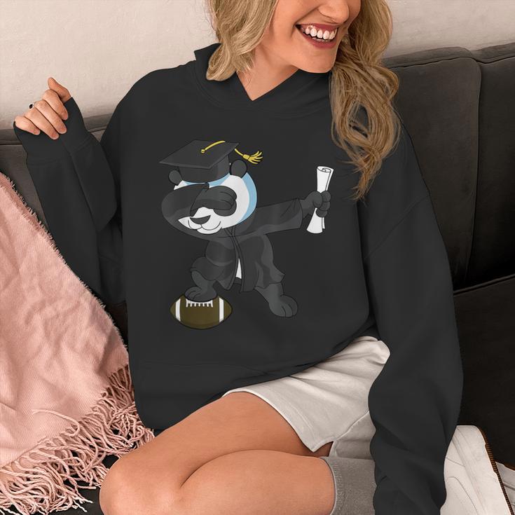 Student Graduation 2022 Panda Football Boys Girls Teenager Unisex Hoodie