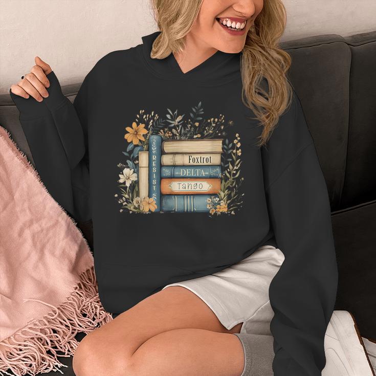 Subtle Book Anti Trump Women Book Loves Retro Unisex Hoodie