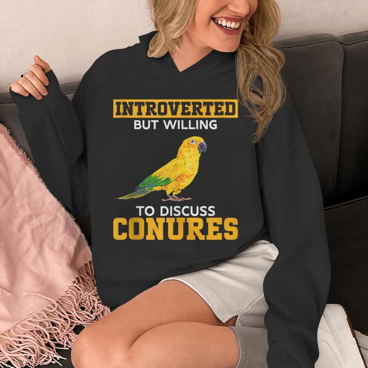 Sun Conure Introvert Parrot Bird Sun Conure Unisex Hoodie