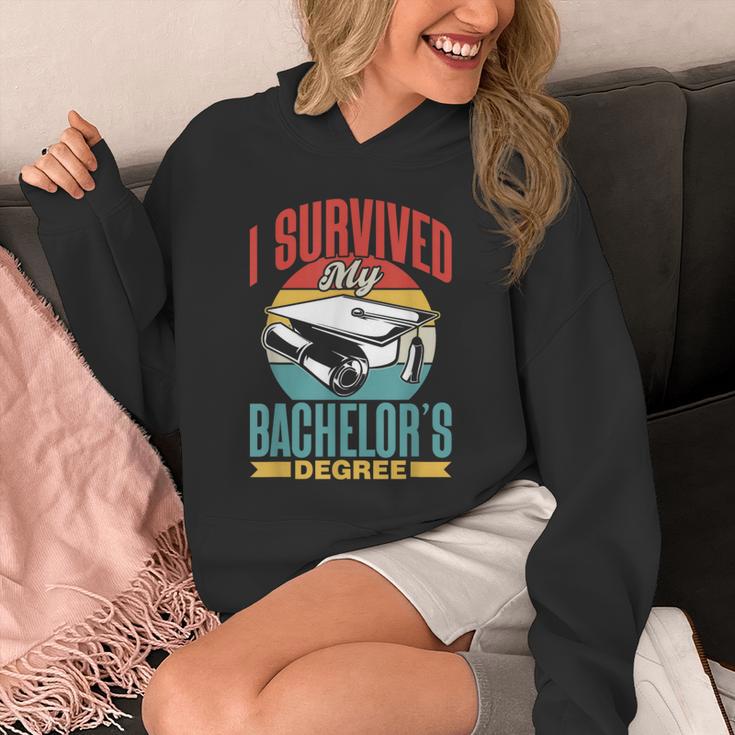 I Survived My Bachelor's Degree Party Bachelor Graduation Unisex Hoodie