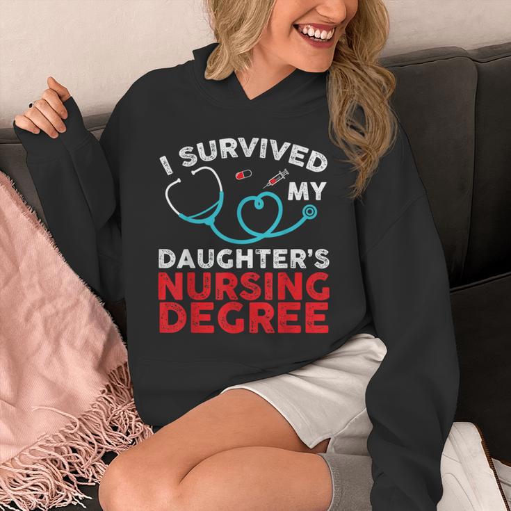 I Survived My Daughter's Nurse Degree School Graduation Unisex Hoodie