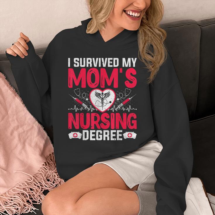 I Survived My Mom’s Nursing Degree Nurse Nursing Graduation Unisex Hoodie