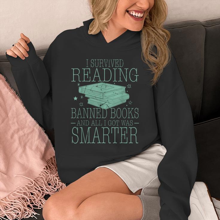 I Survived Reading Banned Books And All I Got Was Sma Unisex Hoodie