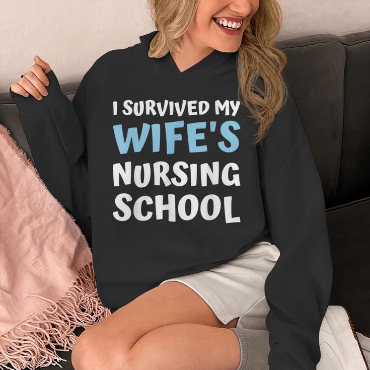 i Survived My Wifes Nursing School Degree Graduation Party Unisex Hoodie