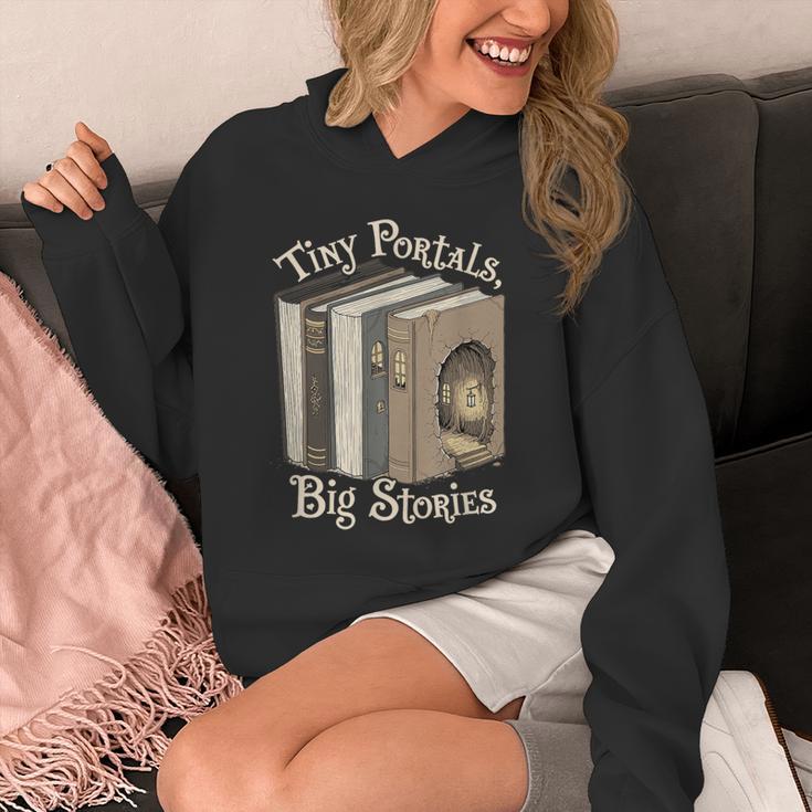 Tiny Portals Big Stories Book Nook Fantasy Gateway Unisex Hoodie