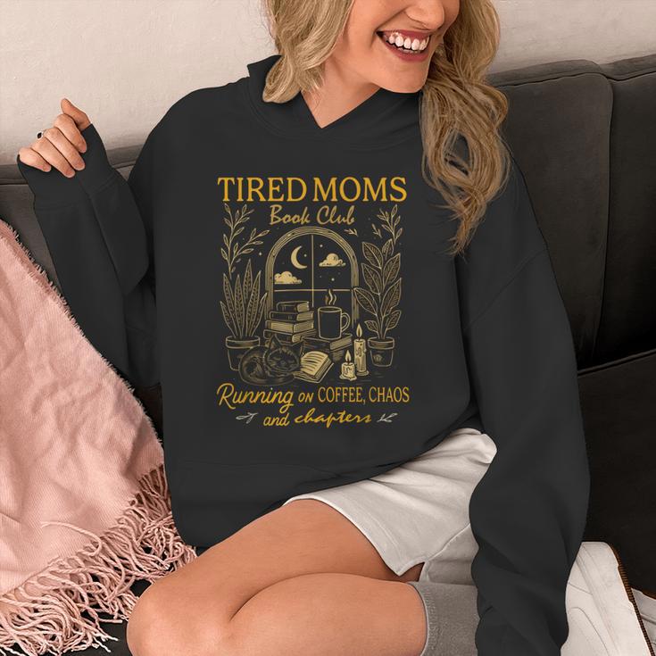Tired Mom Club Bookish Things Booktrovert Book Lover Unisex Hoodie