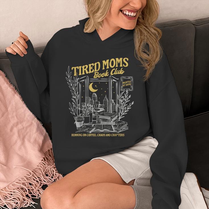 Tired Moms Club Bookish Book Lover Homebody Fall Book Club Unisex Hoodie