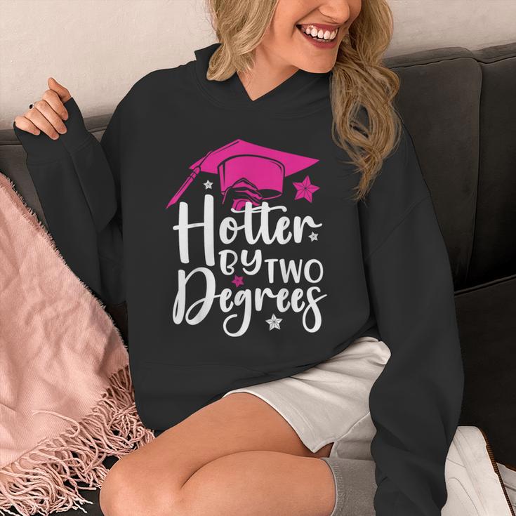 Two Degrees Hotter Graduation 2025 Diploma College Masters Unisex Hoodie