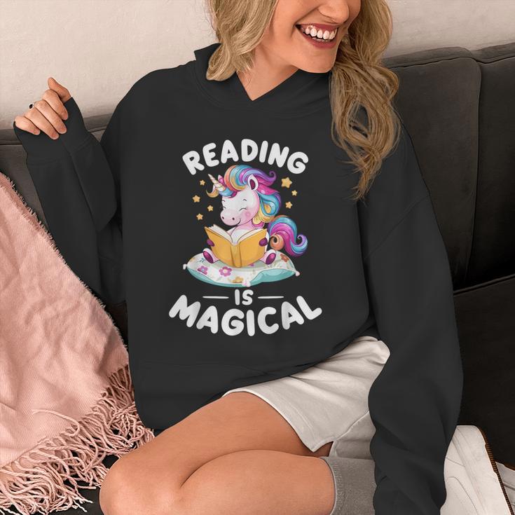 Unicorn Teacher Reading Is Magical Book Unisex Hoodie Unicorn Teacher Reading Is Magical Book Unisex Hoodie