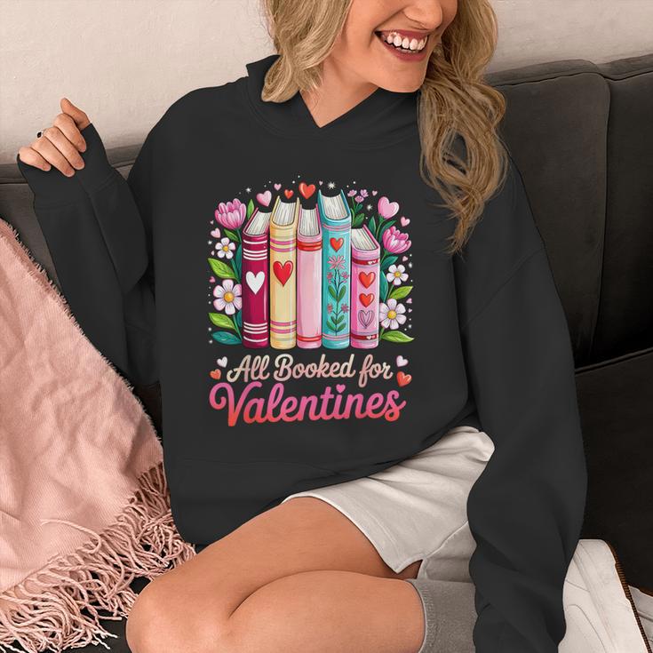 Valentine All Booked For Valentine Book Lovers Teacher Kid Unisex Hoodie