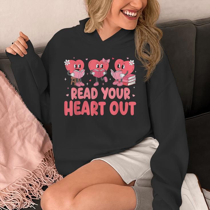 Valentine Day Book Read Your Heart Out Lovers Teacher Kids Unisex Hoodie Valentine Day Book Read Your Heart Out Lovers Teacher Kids Unisex Hoodie