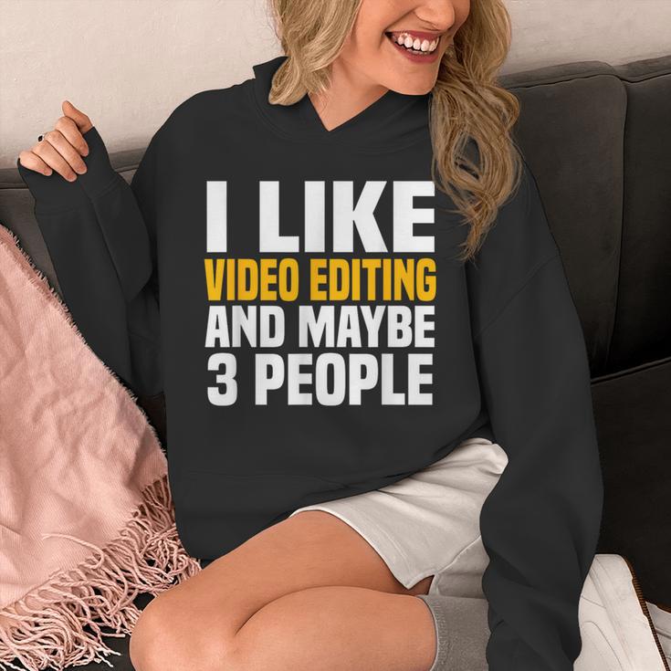 Video Editor Introvert Editing Production Filmmaking Job Unisex Hoodie Video Editor Introvert Editing Production Filmmaking Job Unisex Hoodie