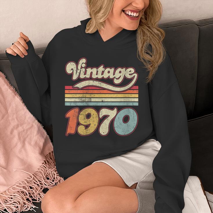 Vintage 1970 Birthday Retro Style 70's Born Nostalgia Outfit Unisex Hoodie Vintage 1970 Birthday Retro Style 70's Born Nostalgia Outfit Unisex Hoodie