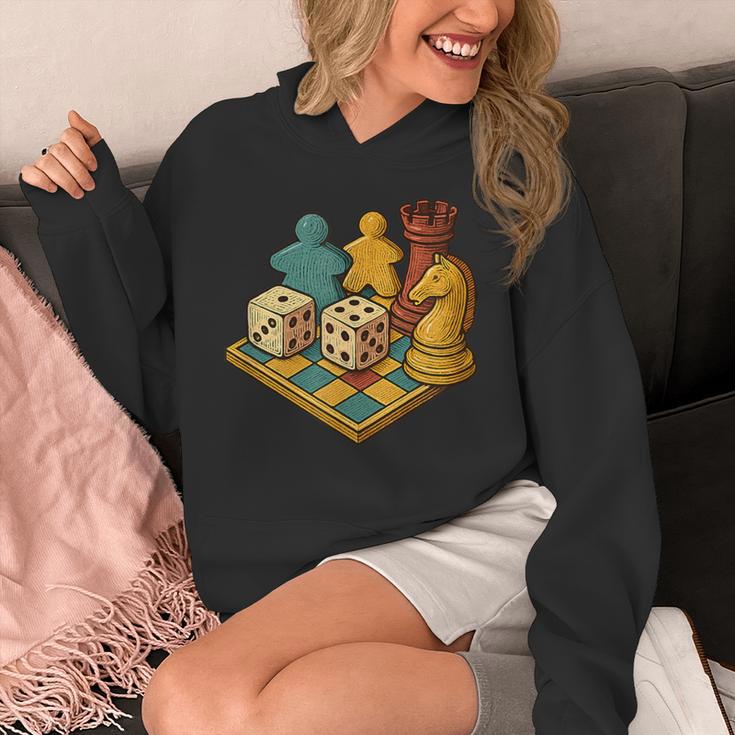 Vintage Board Game Art – Tabletop Nostalgia Unisex Hoodie