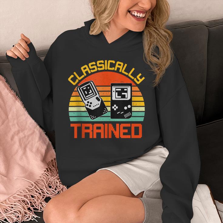 Vintage Retro Classically Trained Video Game 90s Nostalgia Unisex Hoodie