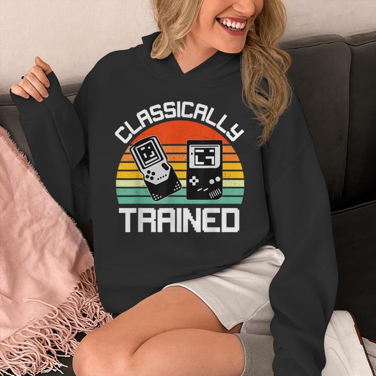 Vintage Retro Classically Trained Video Game 90s Nostalgia Unisex Hoodie