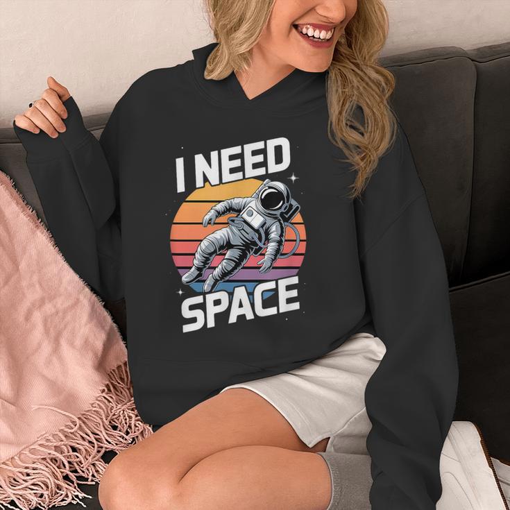 Vintage Space For Introverts I Need Space Unisex Hoodie