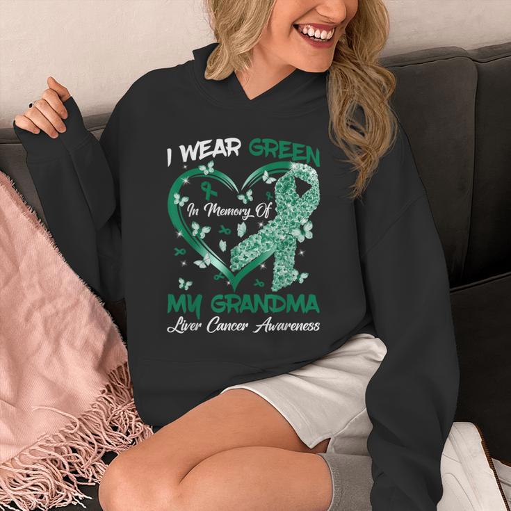I Wear Green In Memory Of My Grandma Liver Cancer Awareness Unisex Hoodie I Wear Green In Memory Of My Grandma Liver Cancer Awareness Unisex Hoodie