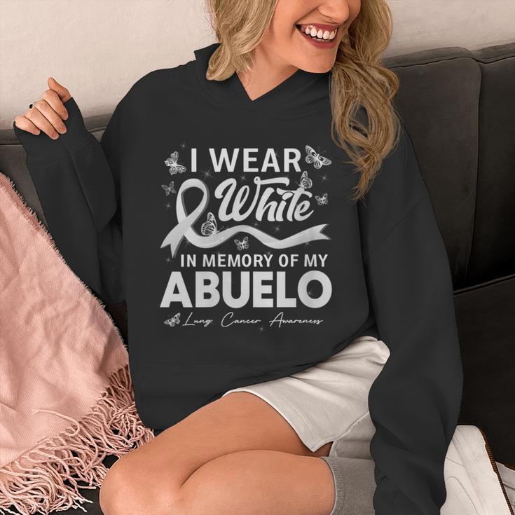 I Wear In Memory Of My Abuelo Lung Cancer Unisex Hoodie I Wear In Memory Of My Abuelo Lung Cancer Unisex Hoodie