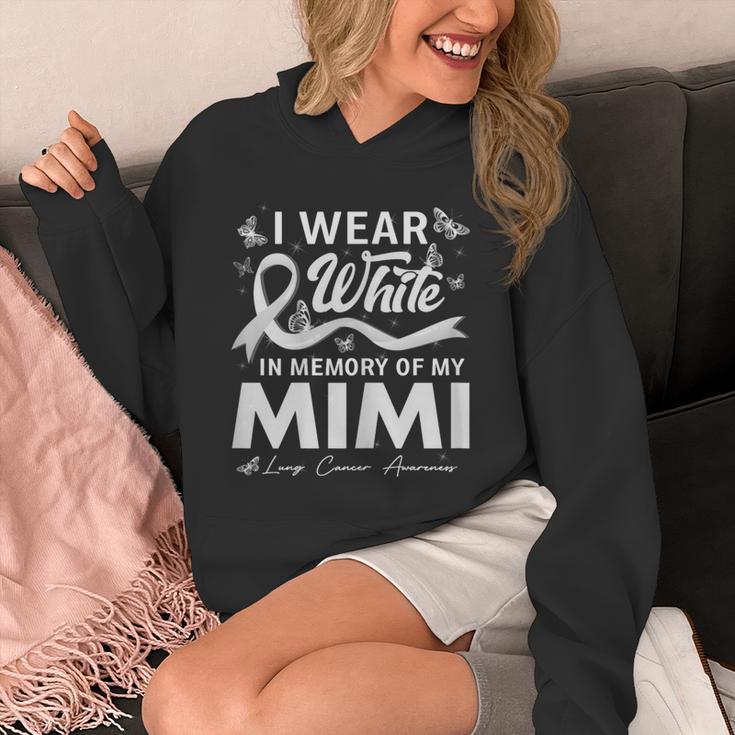 I Wear In Memory Of My Mimi Lung Cancer Unisex Hoodie