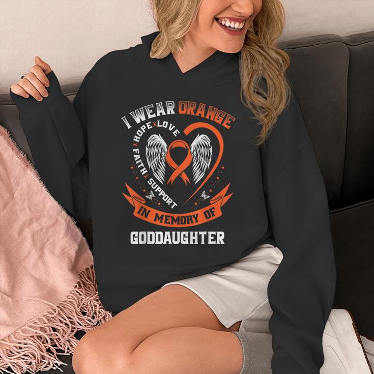 I Wear Orange In Memory Of My Goddaughter Leukemia Cancer Unisex Hoodie I Wear Orange In Memory Of My Goddaughter Leukemia Cancer Unisex Hoodie