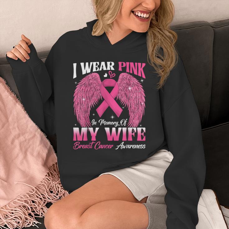 I Wear Pink In Memory Of My Wife Breast Cancer Awareness Day Unisex Hoodie I Wear Pink In Memory Of My Wife Breast Cancer Awareness Day Unisex Hoodie