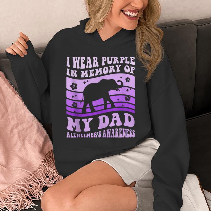 I Wear Purple In Memory Of My Dad Alzheimer's Awareness Day Unisex Hoodie I Wear Purple In Memory Of My Dad Alzheimer's Awareness Day Unisex Hoodie