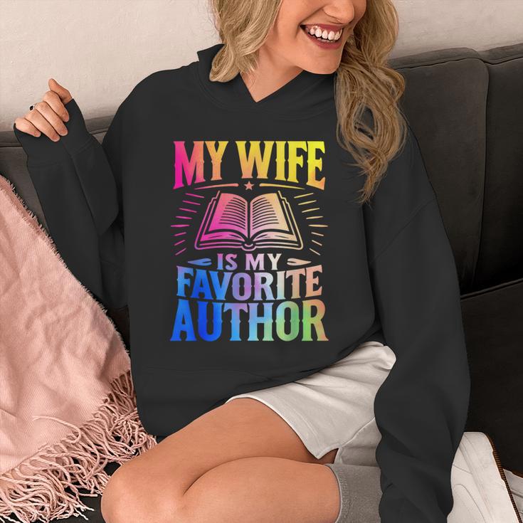 My Wife Is My Favorite Author Book Writer Writing Husband Unisex Hoodie