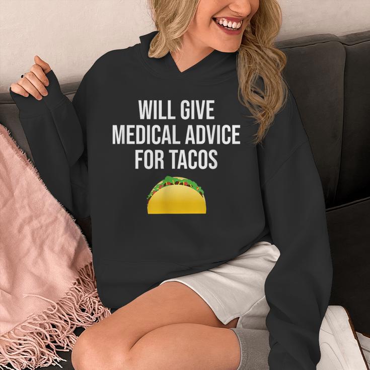 Will Give Medical Advice For Tacos Shirt Nurse Graduation MD Unisex Hoodie