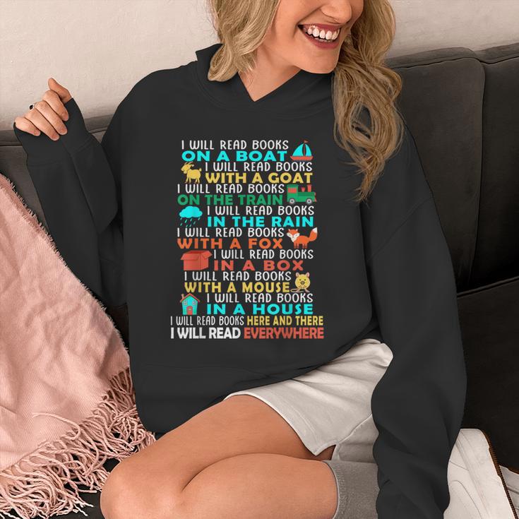 I Will Read Books On A Boat Kids Reading Read Books Unisex Hoodie
