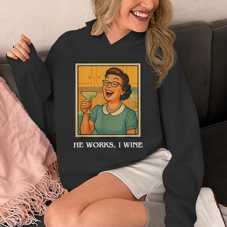 I Wine Housewife Retro Nostalgia Classic 1950s Vintage Humor Unisex Hoodie I Wine Housewife Retro Nostalgia Classic 1950s Vintage Humor Unisex Hoodie