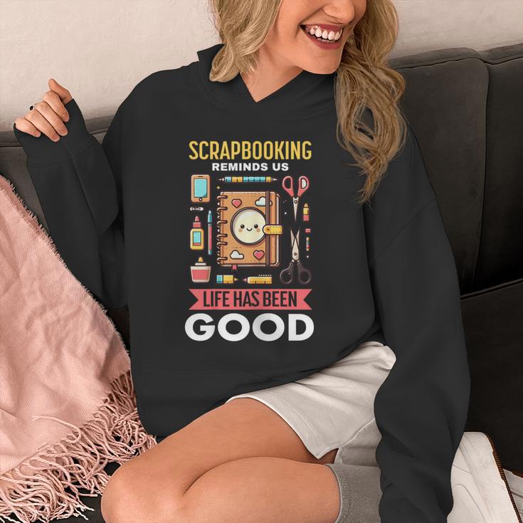 Women's Scrapbooking Enthusiast Top Crafty Memory Keeper Unisex Hoodie Women's Scrapbooking Enthusiast Top Crafty Memory Keeper Unisex Hoodie