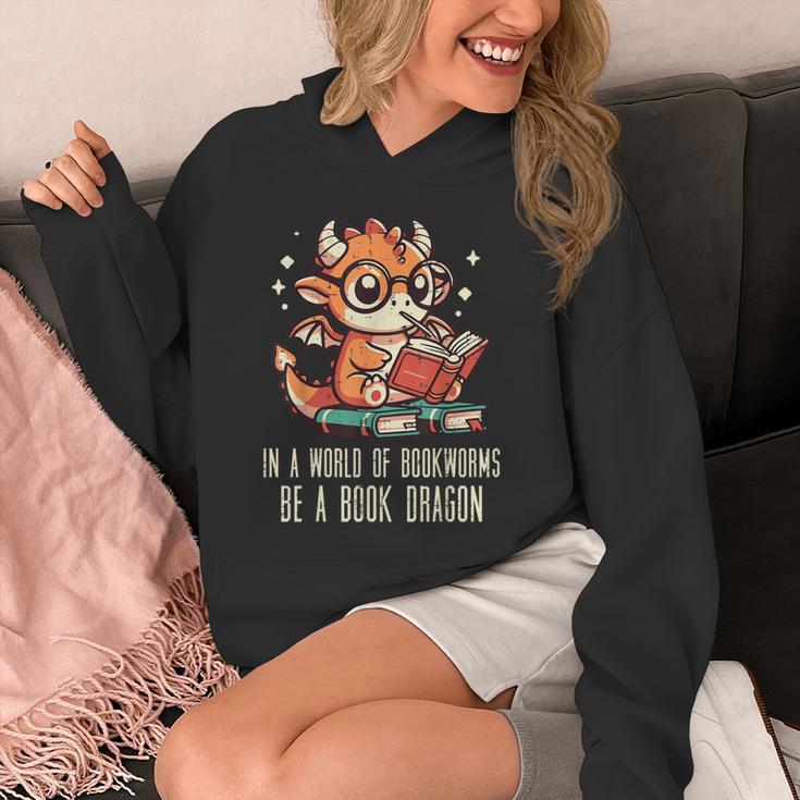 In World Of Bookworms Be Book Dragon Cute Women Kids Men Unisex Hoodie In World Of Bookworms Be Book Dragon Cute Women Kids Men Unisex Hoodie