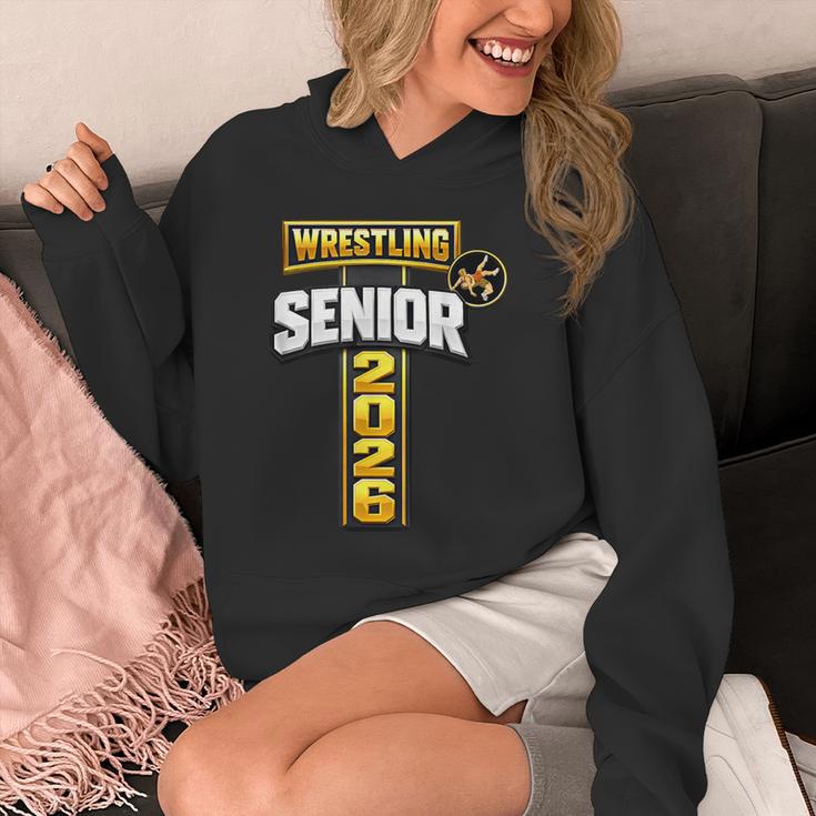 Wrestling Senior Night Senior 2026 Faith Cross Graduation Unisex Hoodie