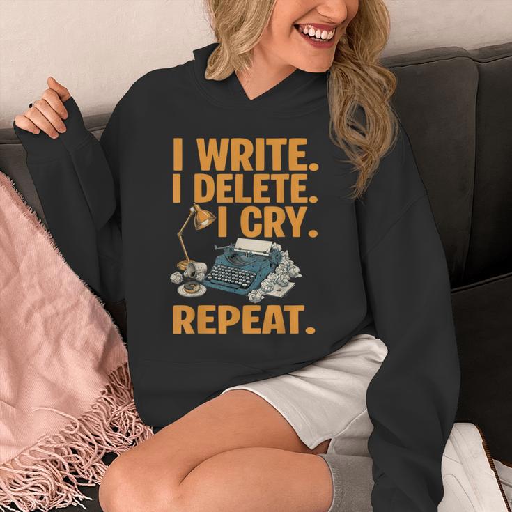 I Write Book Writer Author Book Writing Novelist Unisex Hoodie