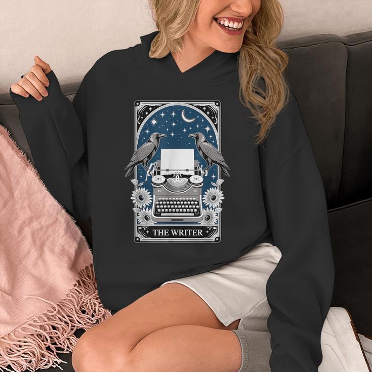 The Writer Typewriter Crow Writing Journalist Book Writer Unisex Hoodie The Writer Typewriter Crow Writing Journalist Book Writer Unisex Hoodie