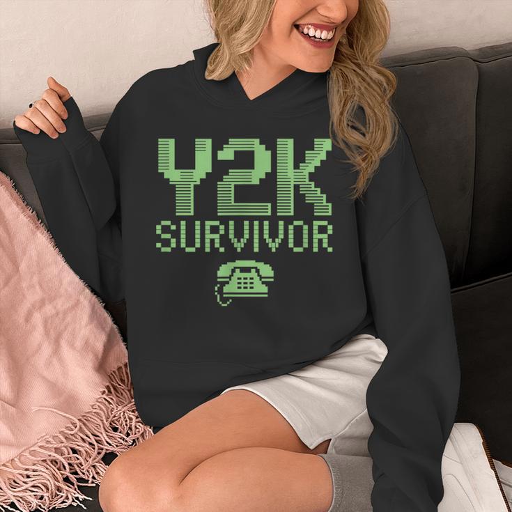 Y2K Survivor 2000s Nostalgia Retro Vintage Nostalgic Unisex Hoodie