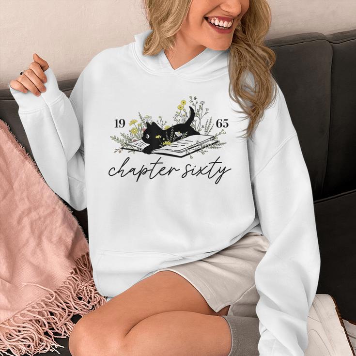 1965 Chapter Sixty Book Cat Lover 60th Birthday For Men Women Unisex Hoodie 1965 Chapter Sixty Book Cat Lover 60th Birthday For Men Women Unisex Hoodie