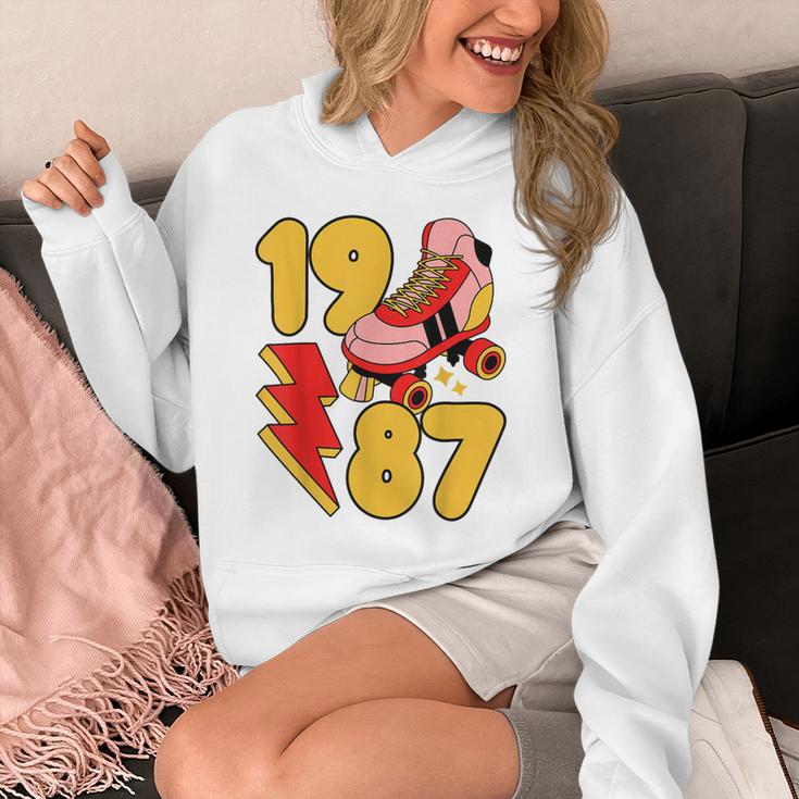 1987 Retro Roller Skate Vintage 80s Nostalgia Collector Unisex Hoodie