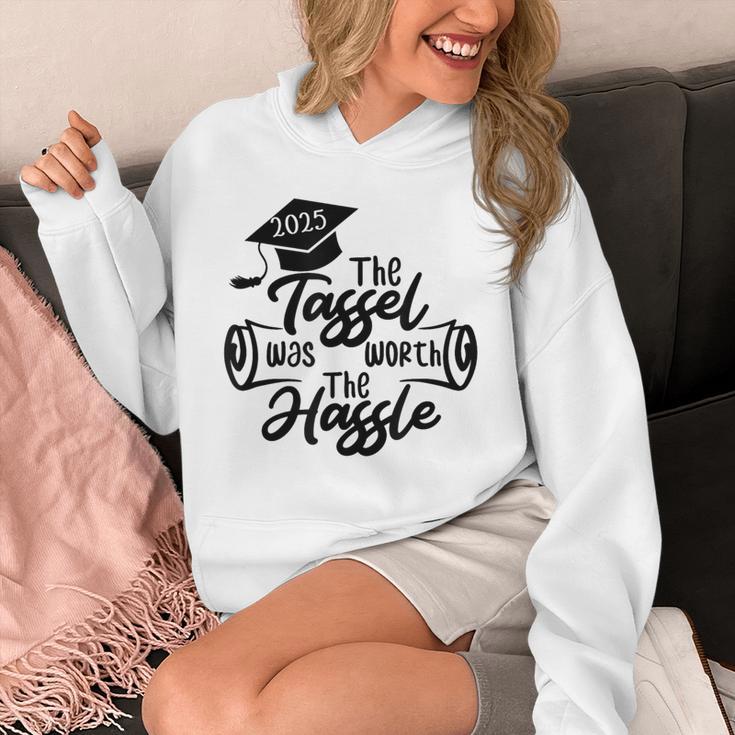 2025 Graduation The Tassel Was Worth The Hassle University Unisex Hoodie