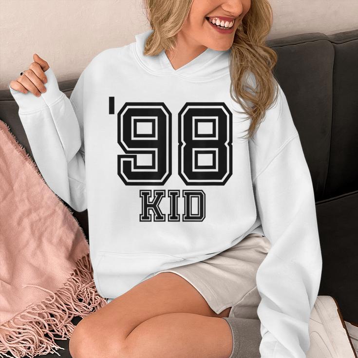 '98 Kid Perfect Vintage Retro Nostalgia Gear For Year 1998 Unisex Hoodie