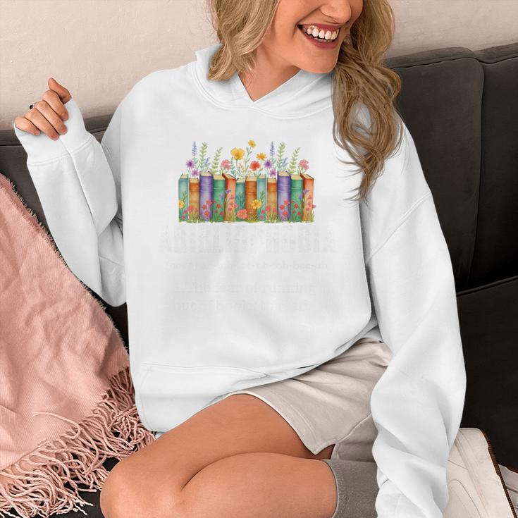 Abibliophobia Definition Book Reader Book Nerd Book Reading Premium Tri-Blend Unisex Hoodie